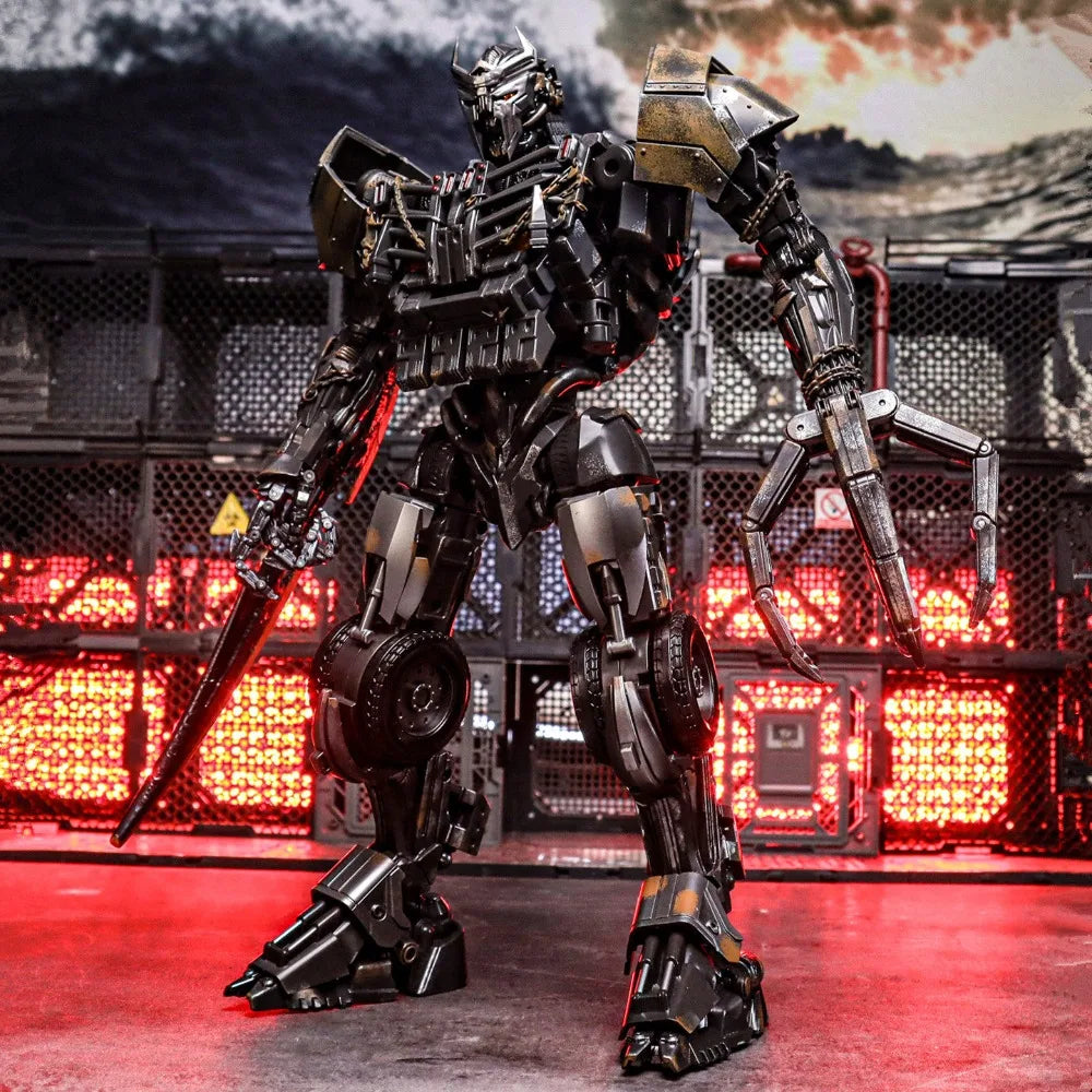 Transformers-figuur Scourge op groot formaat 25cm — Lichtgevende legering, verouderde uitvoering