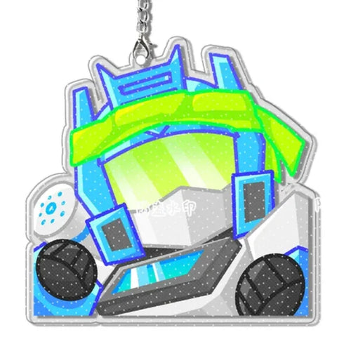 Transformers-sleutelhanger - Mini Groen-Blauw