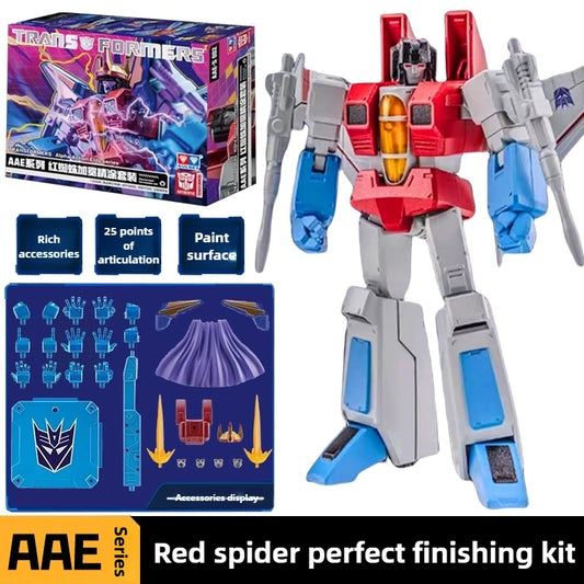 Transformers Starscream-figuur met gedetailleerde beschildering — Alpha Action Elite Premium