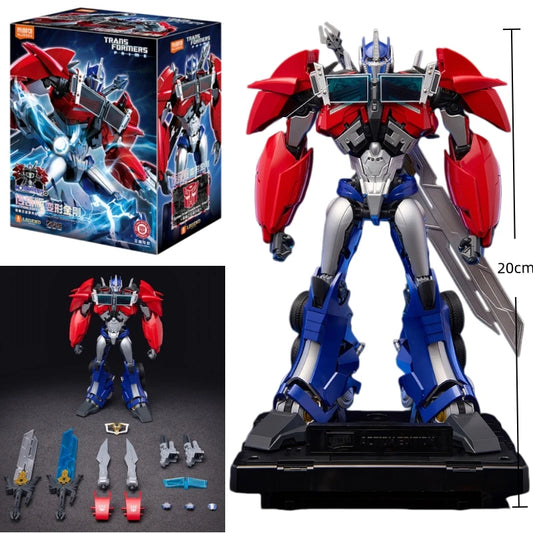 Transformers Optimus Prime-figuur 20cm — Chromen Prime-editie van Blokees