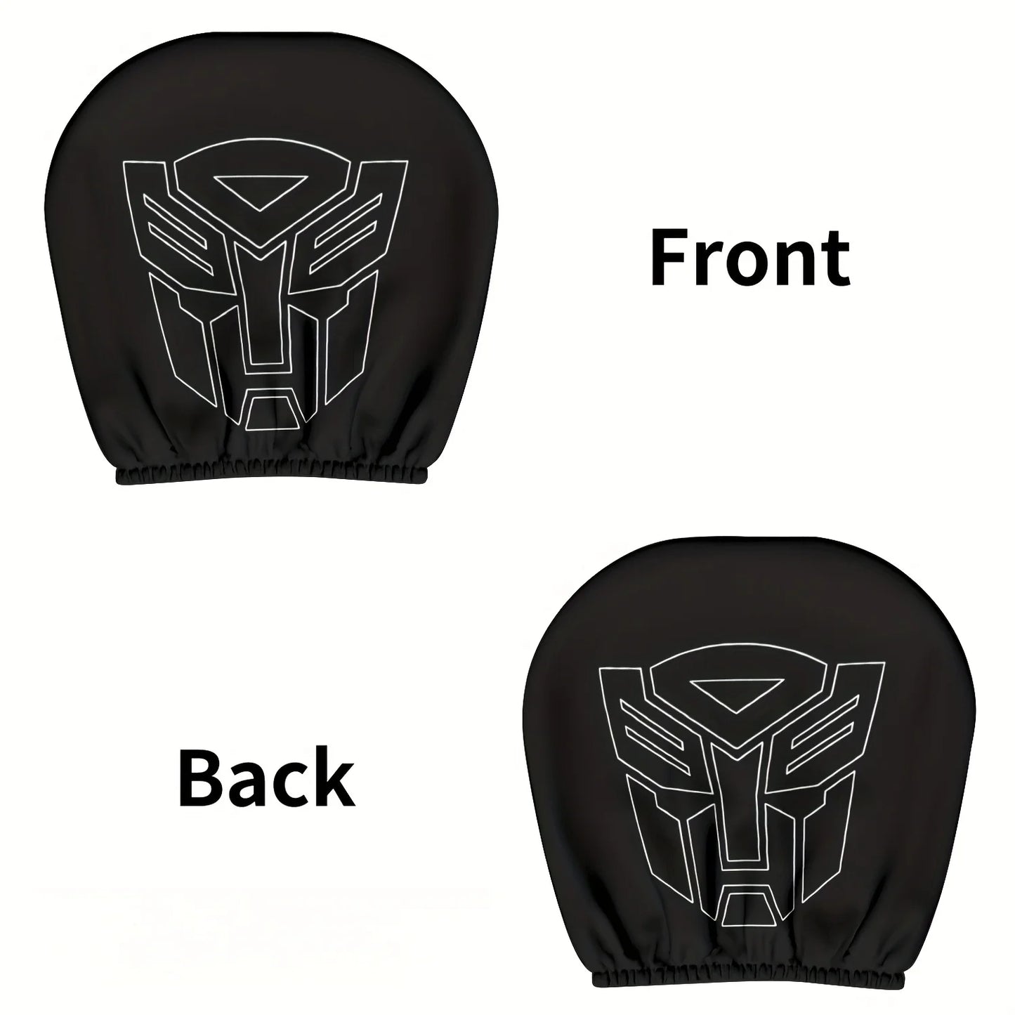 Transformers-hoofdsteunhoes met Autobot — Set van 2 beschermhoezen voor autostoelen