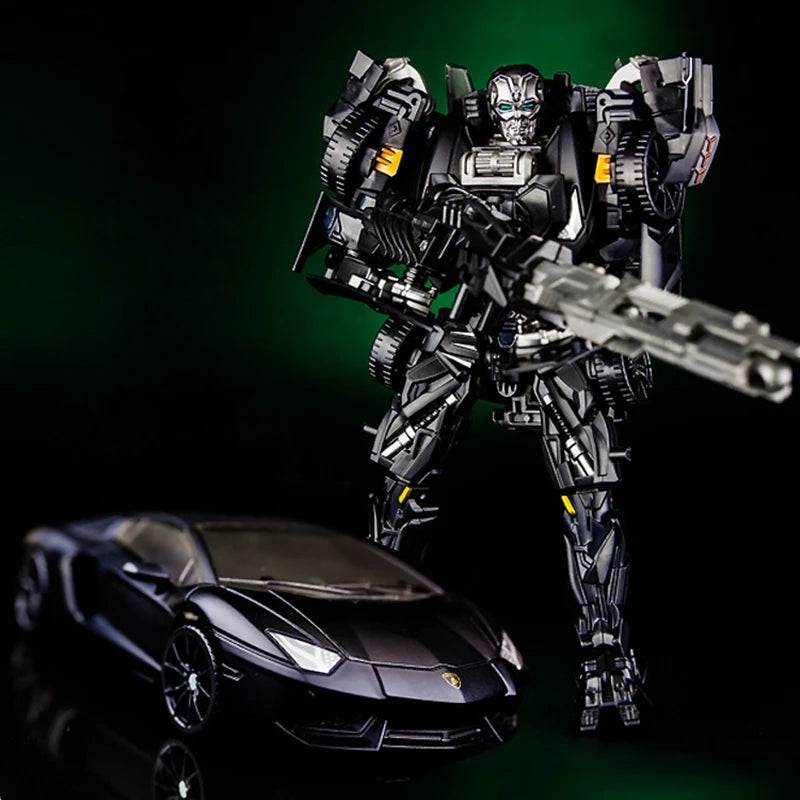 Transformers-figuur Lockdown Aventador — Zwarte jager in Lamborghini-silhouet