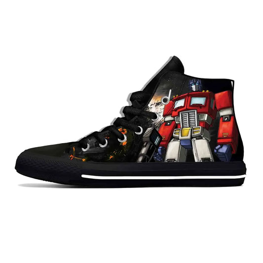 Zwarte hoge Transformers-sneakers - Vorm