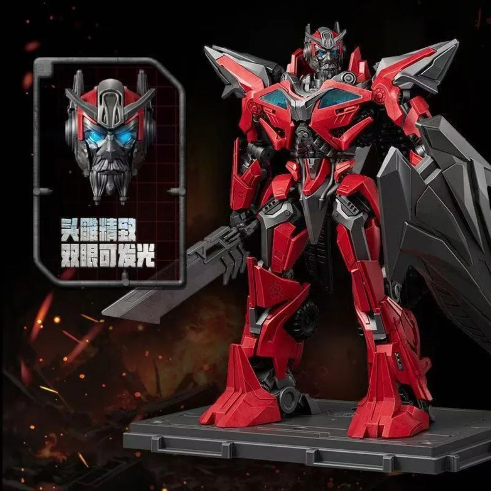 Transformers-upgradekit Blitzwing SS65 — accessoires met vleugels en wapens, rood en zilver