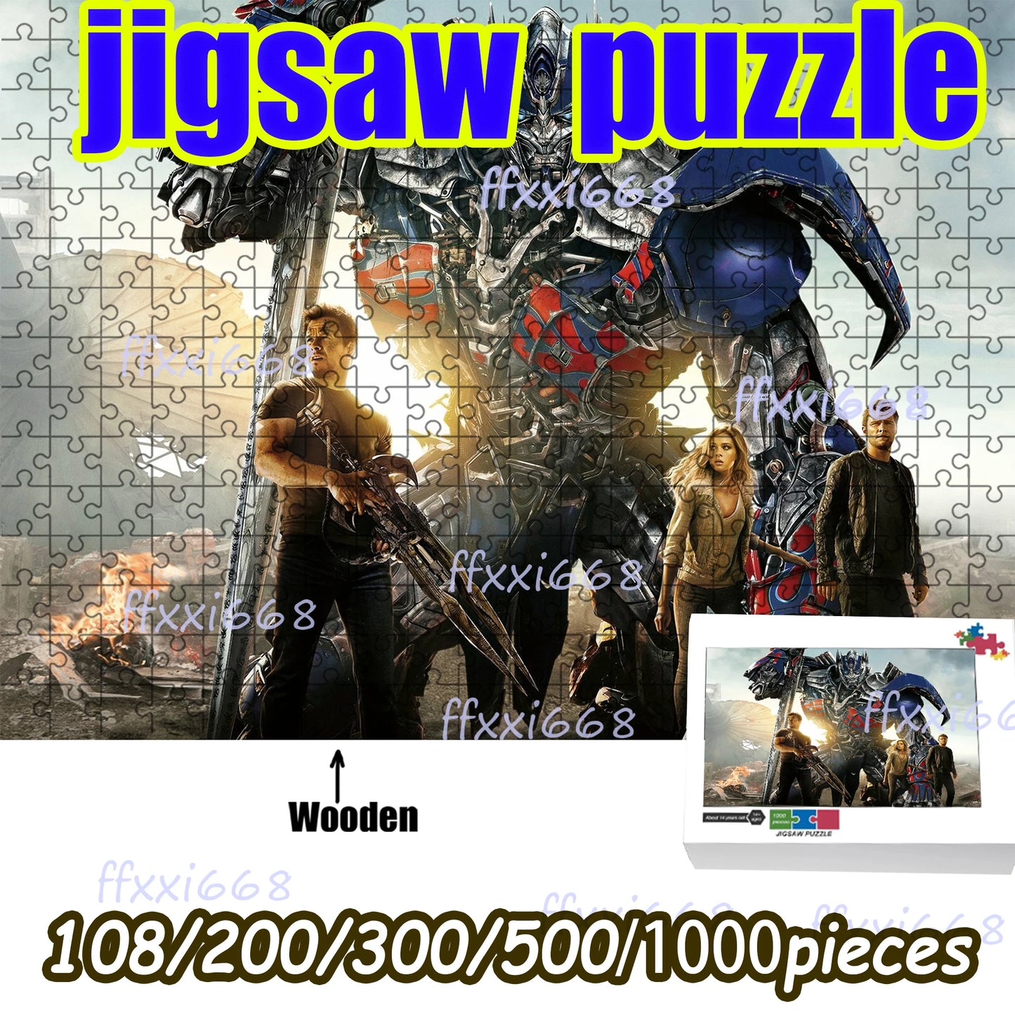 Transformers-puzzel in gelimiteerde oplage — 1000 stukjes