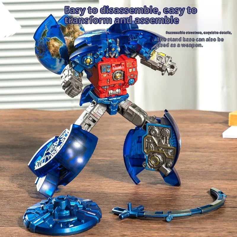 Transformers Optimus Prime Globe-speelgoed — Transformeerbare robot voor kinderen