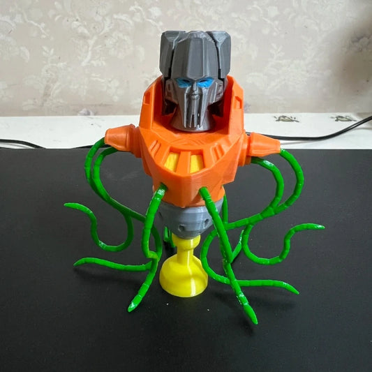 Transformers-buste van groen tentakelmonster — Vijfgezichtencreatuur, Alien-editie