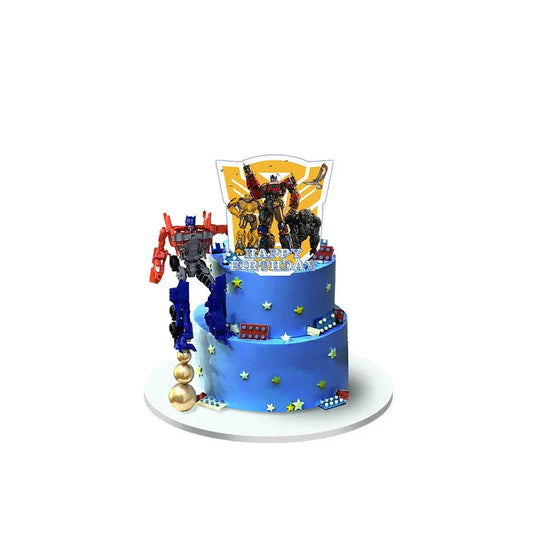 Transformers-verjaardagstaartdecoratie