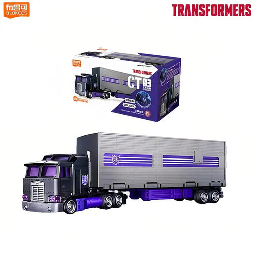 Transformers-figuur Motormaster, leider van de Stunticons — grijze en zwarte stenen, vrachtwagenmodus