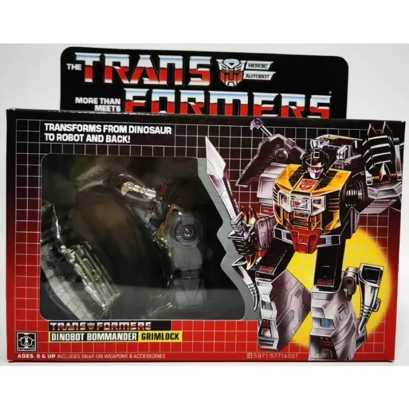 Transformers-figuur Grimlock G1 84-86 — Tyrannosaurus, Amerikaanse versie in originele doos