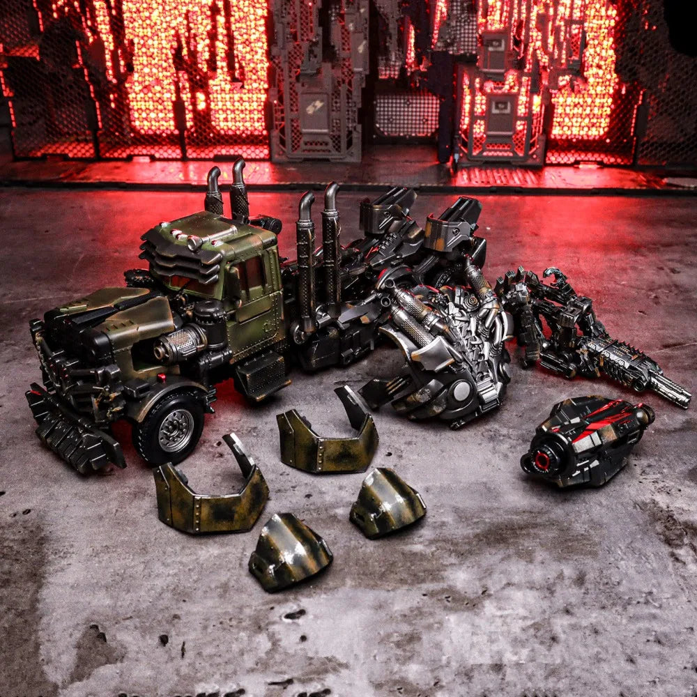 Transformers-figuur Scourge op groot formaat 25cm — Lichtgevende legering, verouderde uitvoering