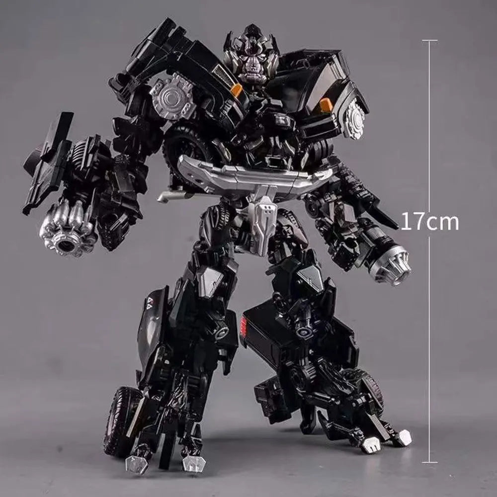 Transformers Ironhide TW-1026-figuur — donkere legering in geavanceerde robotmodus