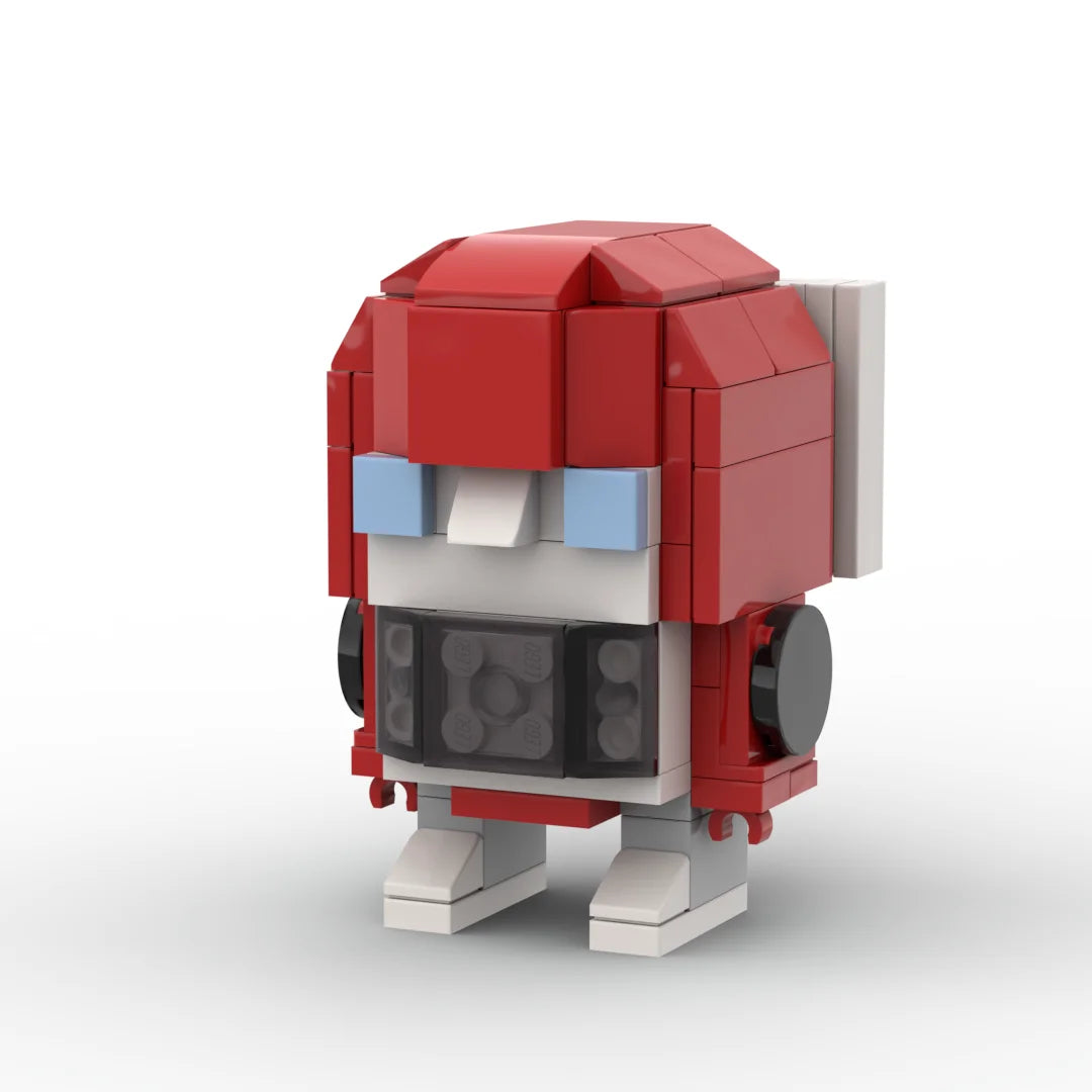 Transformers-figuurtje Swerve — rode en witte brick, Autobot-Minibot
