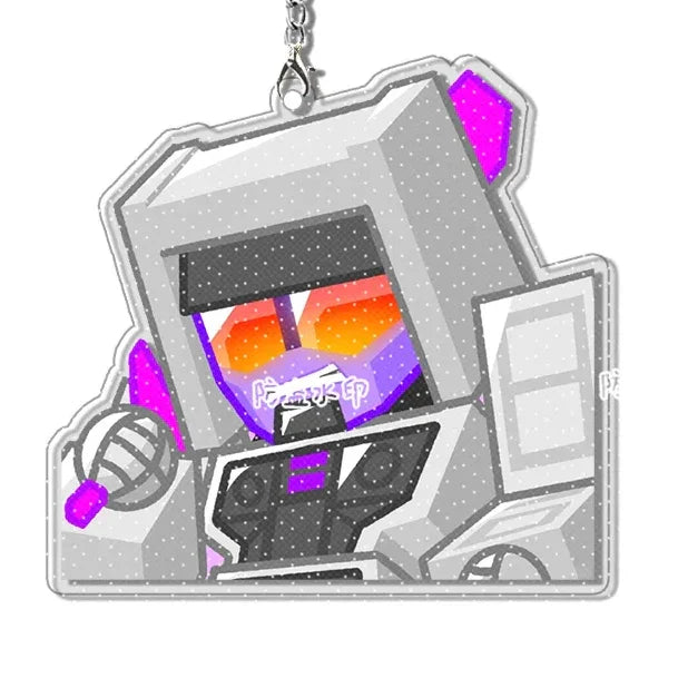 Transformers-sleutelhanger - Mini Grijs-Paars