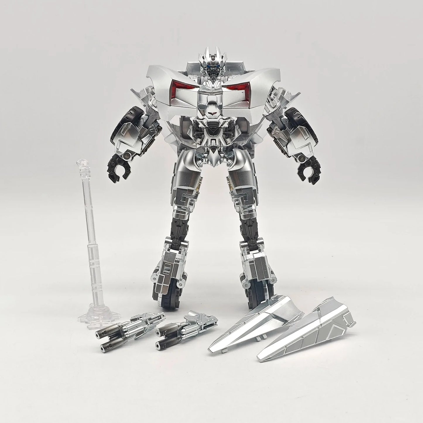 Transformers Sideswipe War Dancer-figuur — rood-zilveren krijgsdanser