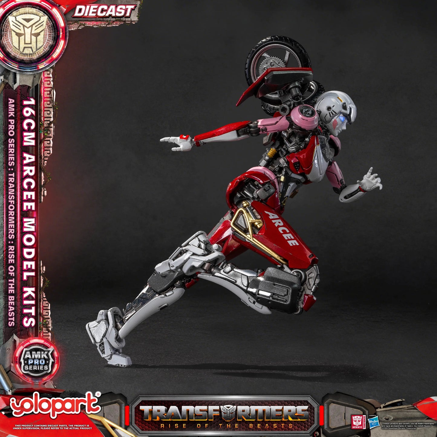 Transformers Arcee-figuur 16cm — Rise of the Beasts AMK Pro Kit