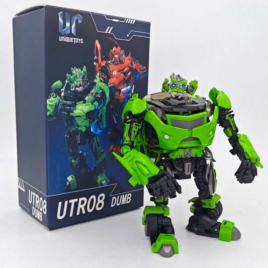 Transformers Skids en Mudflap-figuur — groen tweelingduo, unieke Toys Dumb