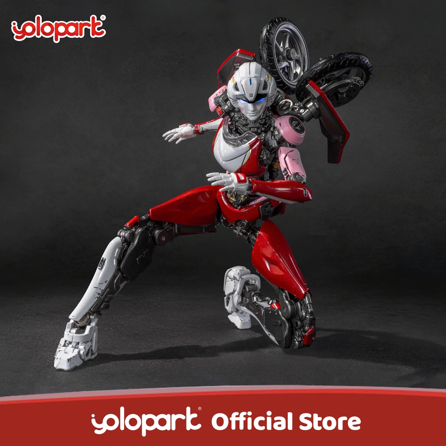 Transformers Arcee-figuur 16cm — Rise of the Beasts AMK Pro Kit