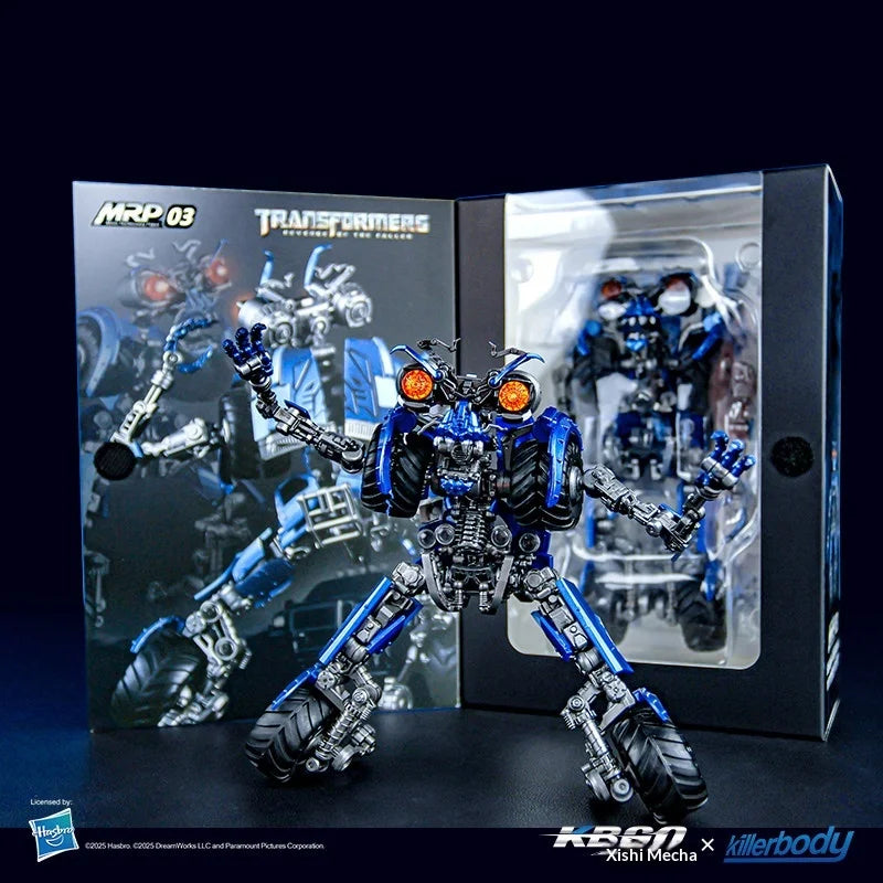 Transformers-figuur van chromen mechanische spin — Dark of the Moon Killerbody