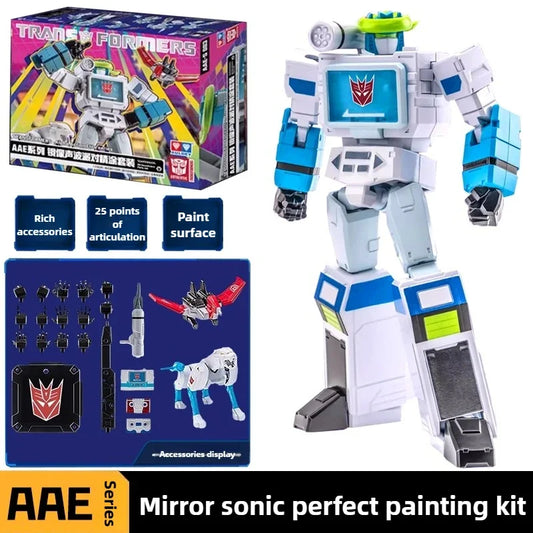Transformers-figuur Soundwave met hoogwaardige chromen afwerking — Alpha Action Elite