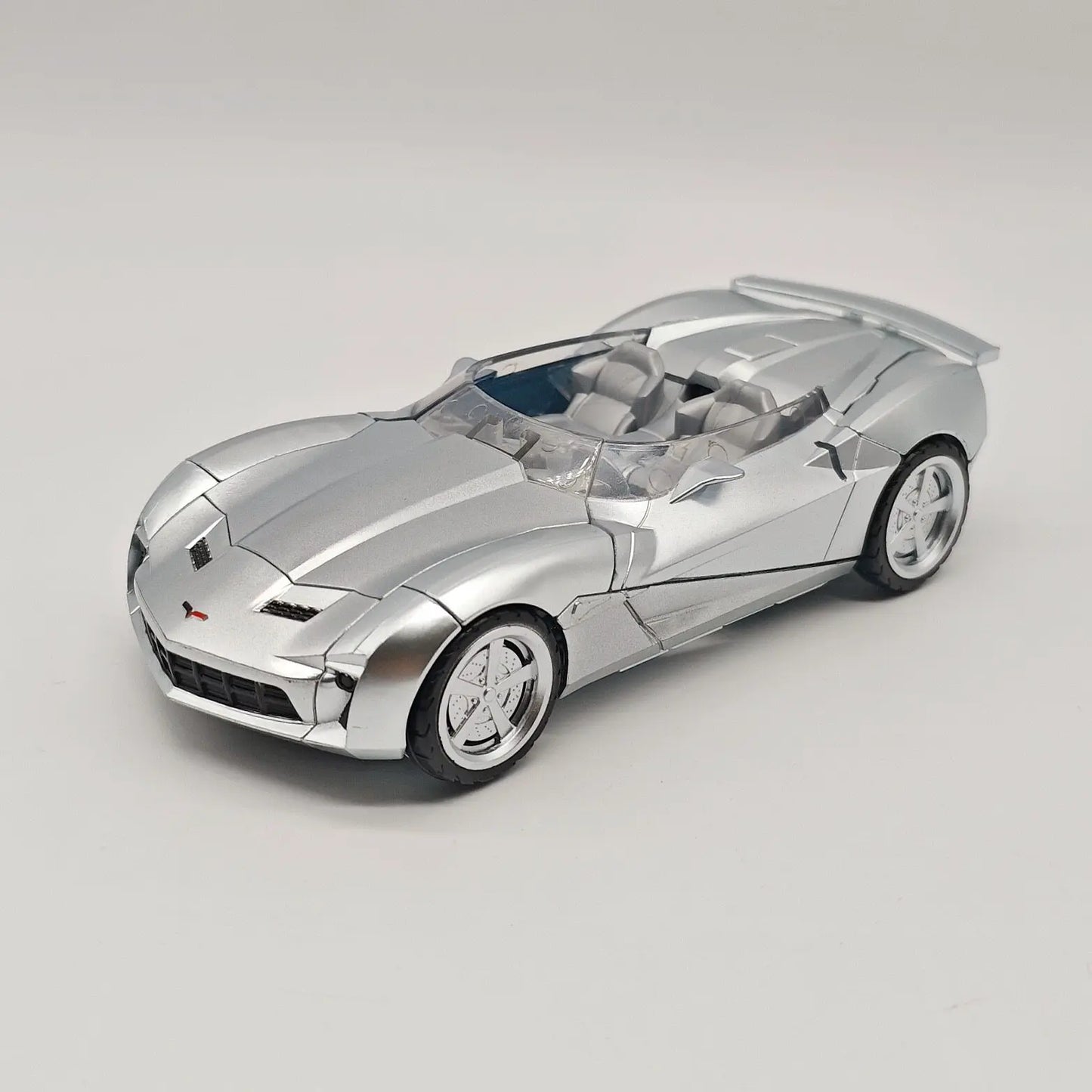 Transformers Sideswipe War Dancer-figuur — rood-zilveren krijgsdanser