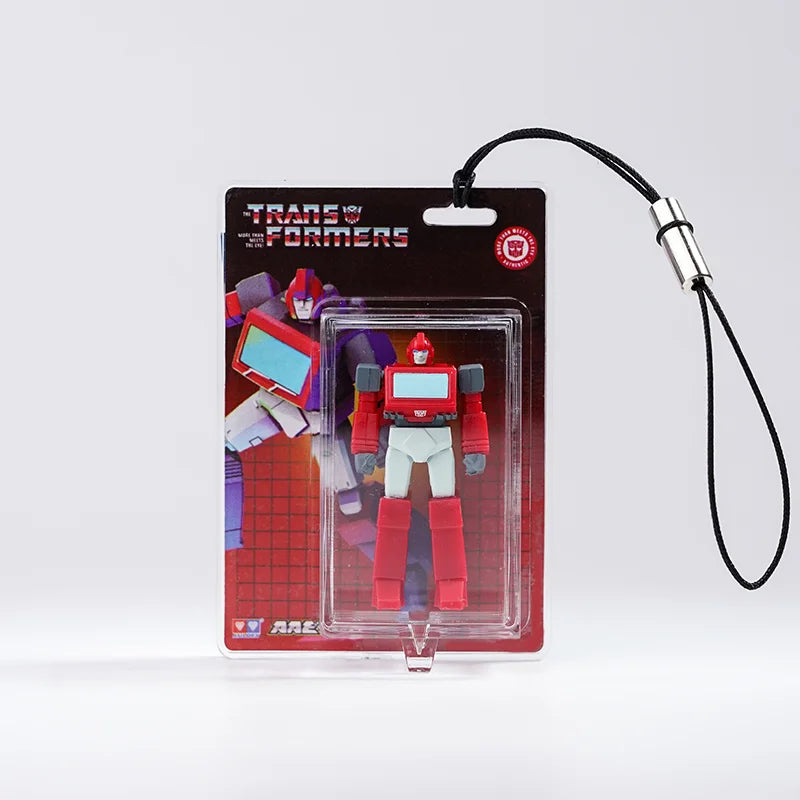 Transformers Ironhide-hanger — hangend rood hoofd als bedeltje
