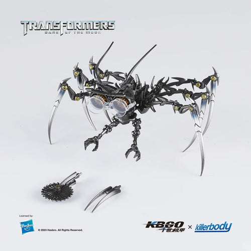 Transformers-figuur van chromen spinachtige creatuur — Prestige-editie van Dark of the Moon