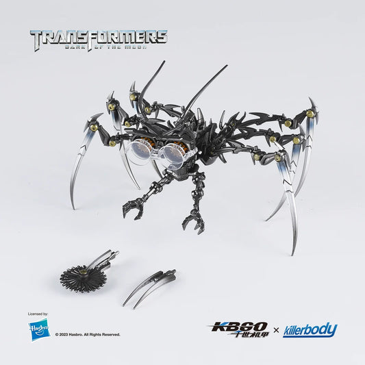 Transformers-figuur van chromen spinachtige creatuur — Prestige-editie van Dark of the Moon