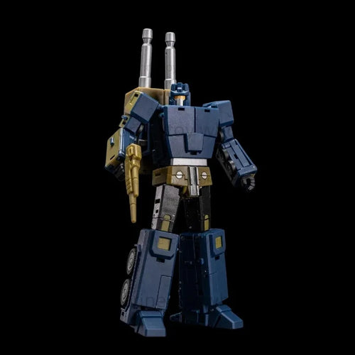 Transformers-figuur Brawl Magic Square — Leisteenblauwe Brick, Aanvalstank