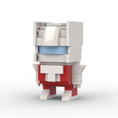 Transformers-figuurtje Strafe — witte en rode brick, Technobot-straaljager