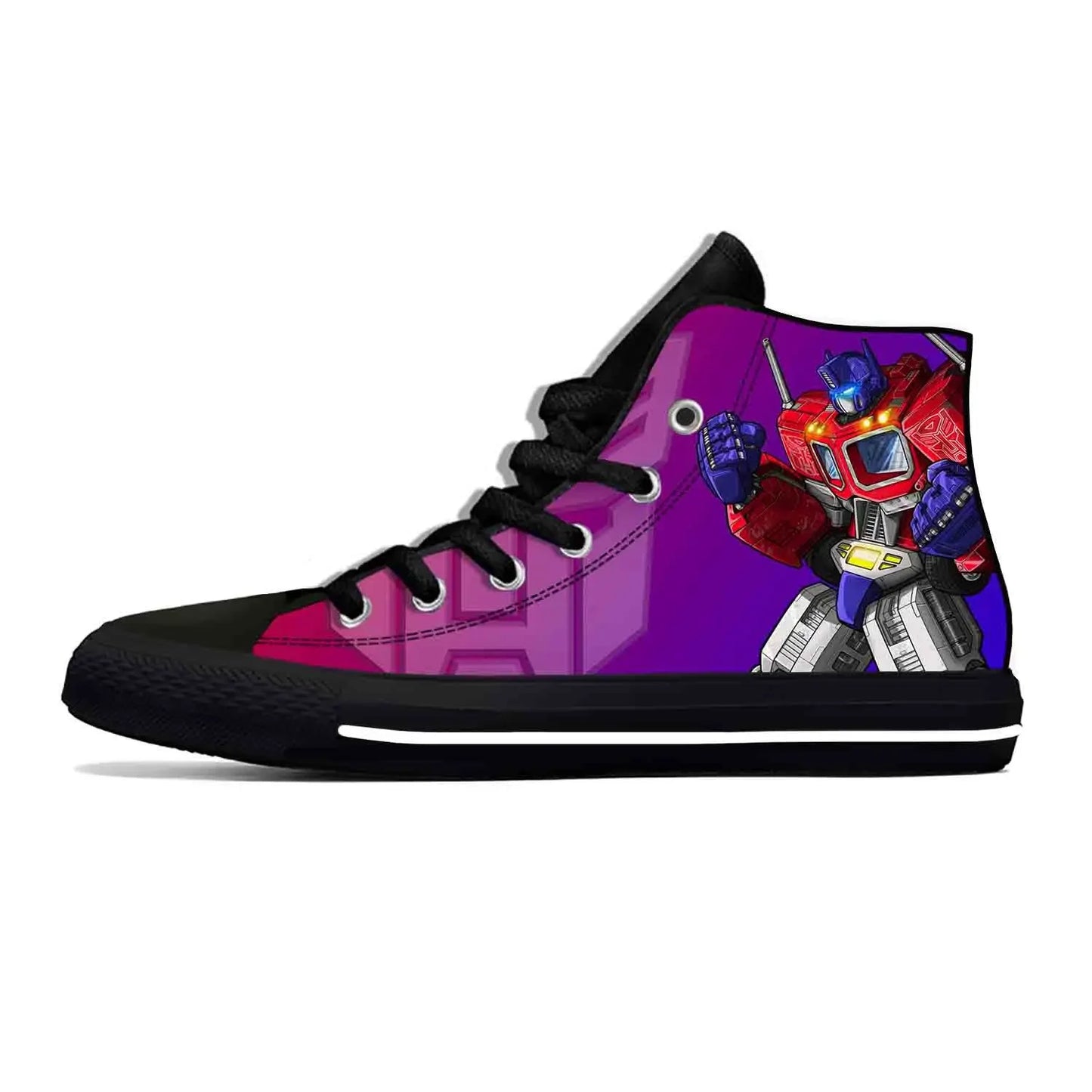 Zwarte hoge Transformers-sneakers - Mauve