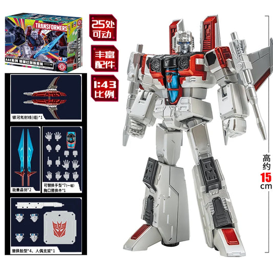 Transformers Starscream Shattered Glass — Beweegbare robot 16cm