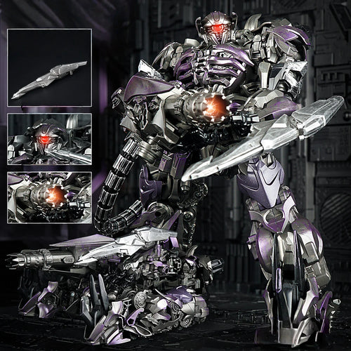 Transformers Shockwave Shockblast-figuur — Robot in filmstijl met rood led-oog