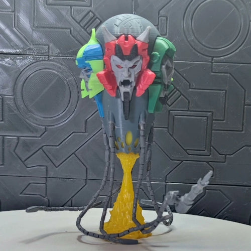 Transformers-buste van veelkleurige demon — Vijfgezichtencreatuur, Prestige-editie