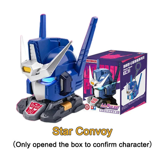 Transformers Star Convoy-hanger — Chromen bedeltje, Japanse G1-editie