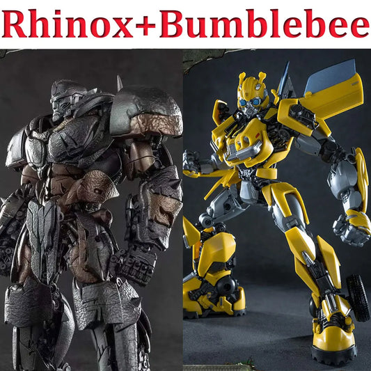 Transformers-figuren duo Rhinox & Bumblebee — Wilde alliantie AMK Collector