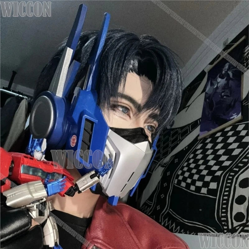 Transformers-robotmasker voor cosplay — Verstelbare mechanische helm voor conventies