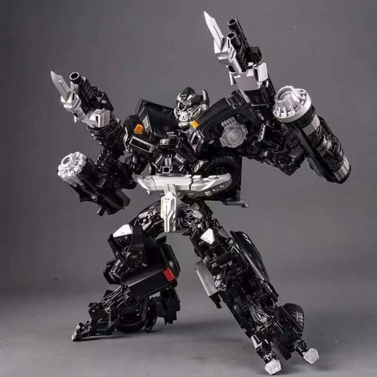 Transformers Ironhide TW-1026-figuur — donkere legering in geavanceerde robotmodus