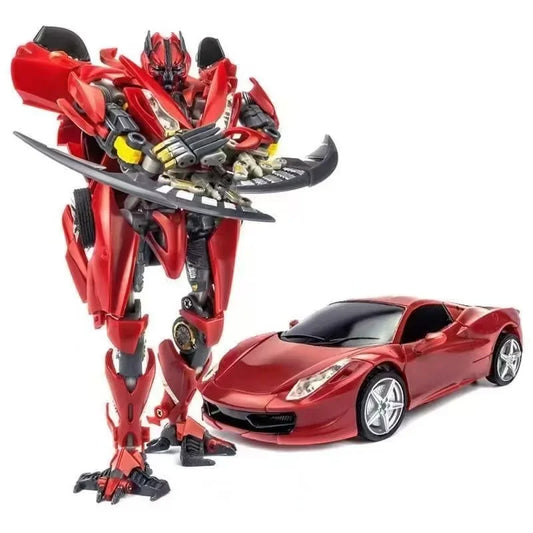 Transformers Dino BS-01-figuur, extra groot — rode sportieve KO uit Dark of the Moon