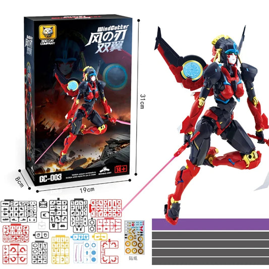 Transformers Windblade-figuur 30cm — Beweegbare vrouwelijke Autobot-robot