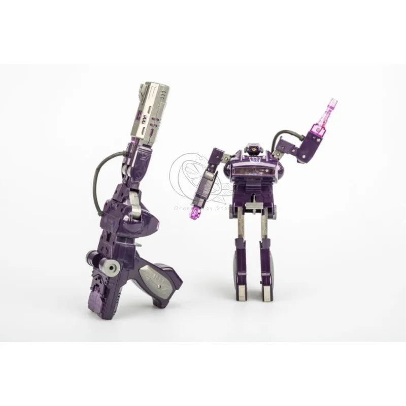 Transformers Shockwave G1 84-86-figuur — reissue met geïntegreerd geweer en complete doos