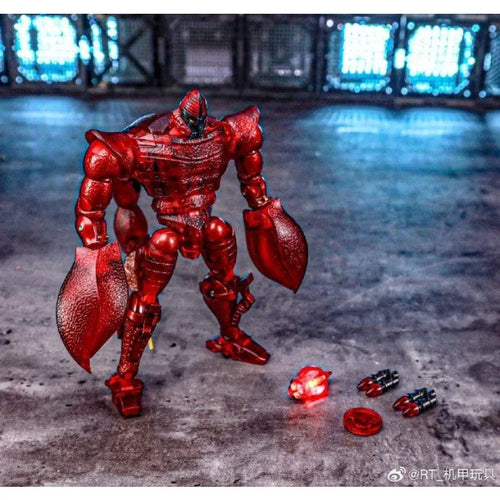 Transformers-figuur Doorschijnend rode Scarlet Lord — Robot Toys RT-D01R
