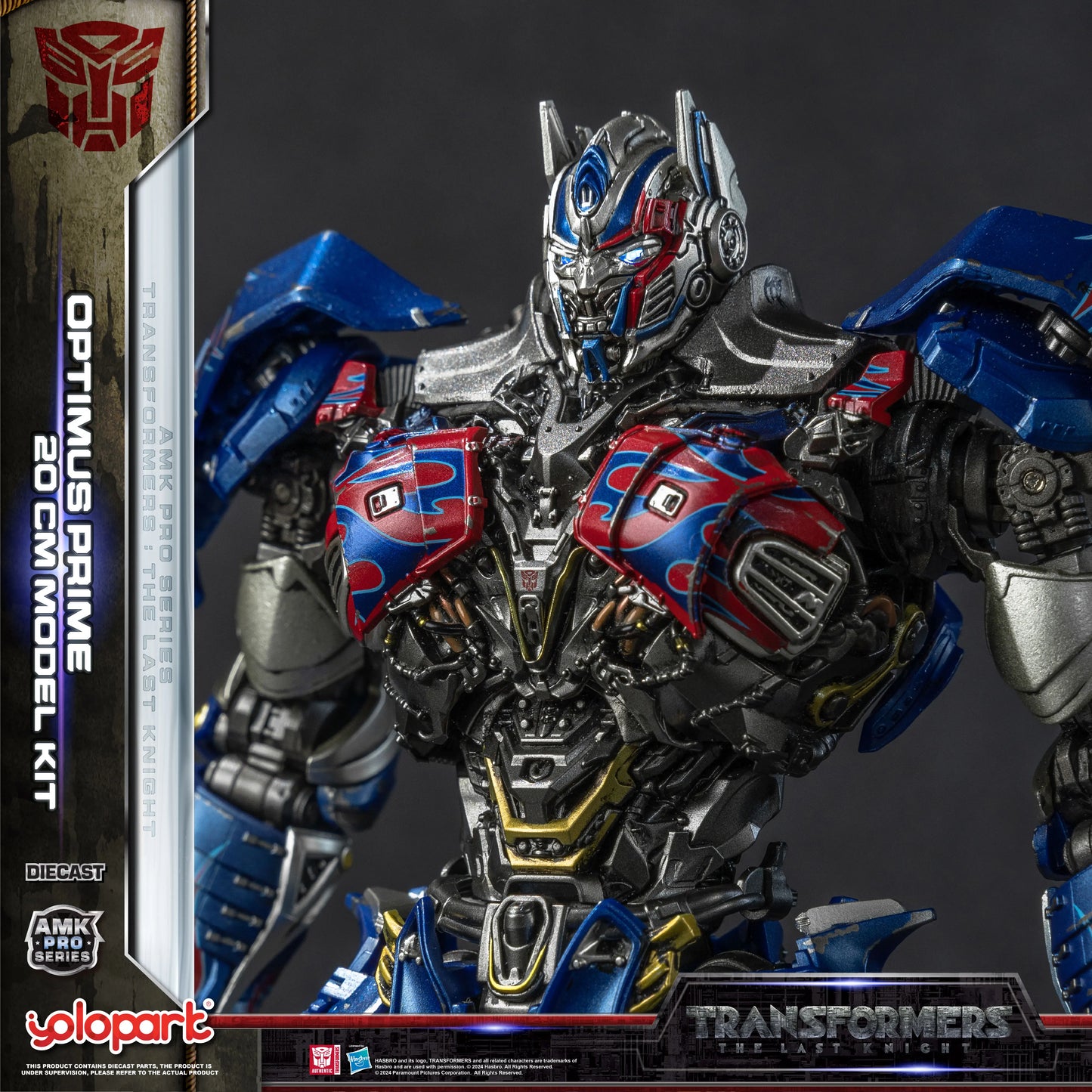 Transformers Optimus Prime-modelbouwset — YOLOPARK The Last Knight-kit, montage, 20cm