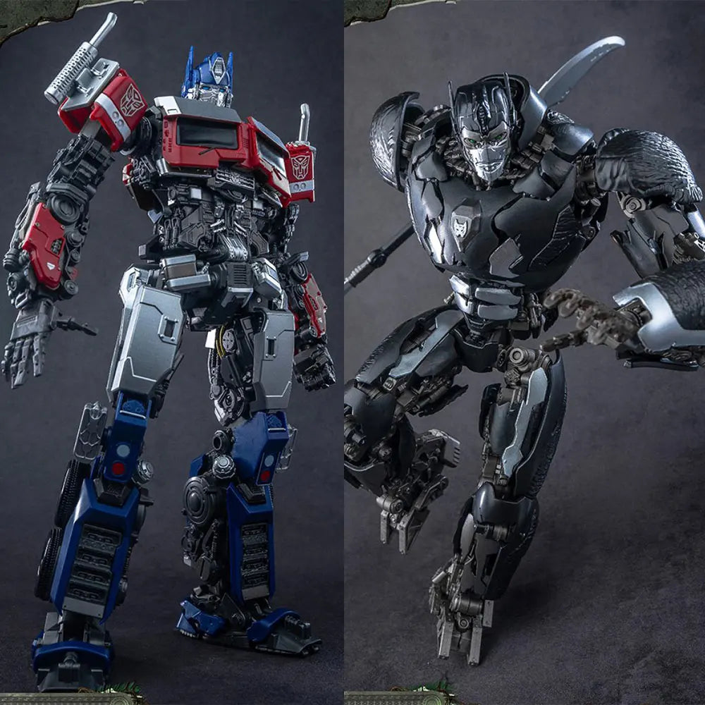 Transformers-figuurduo Optimus Prime & Nemesis Prime — AMK-confrontatie