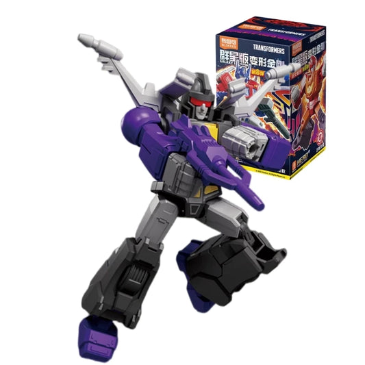 Transformers-figuur Paarse robot met geïntegreerd kanon — Decepticon-bonus Blokees Galaxy versie 8