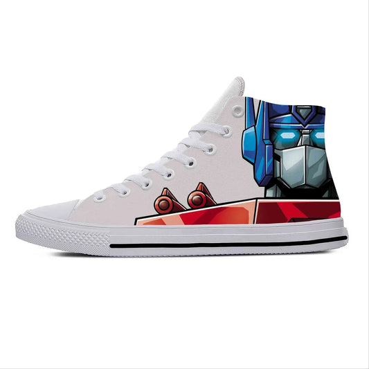 Hoge Transformers-sneakers wit - Face