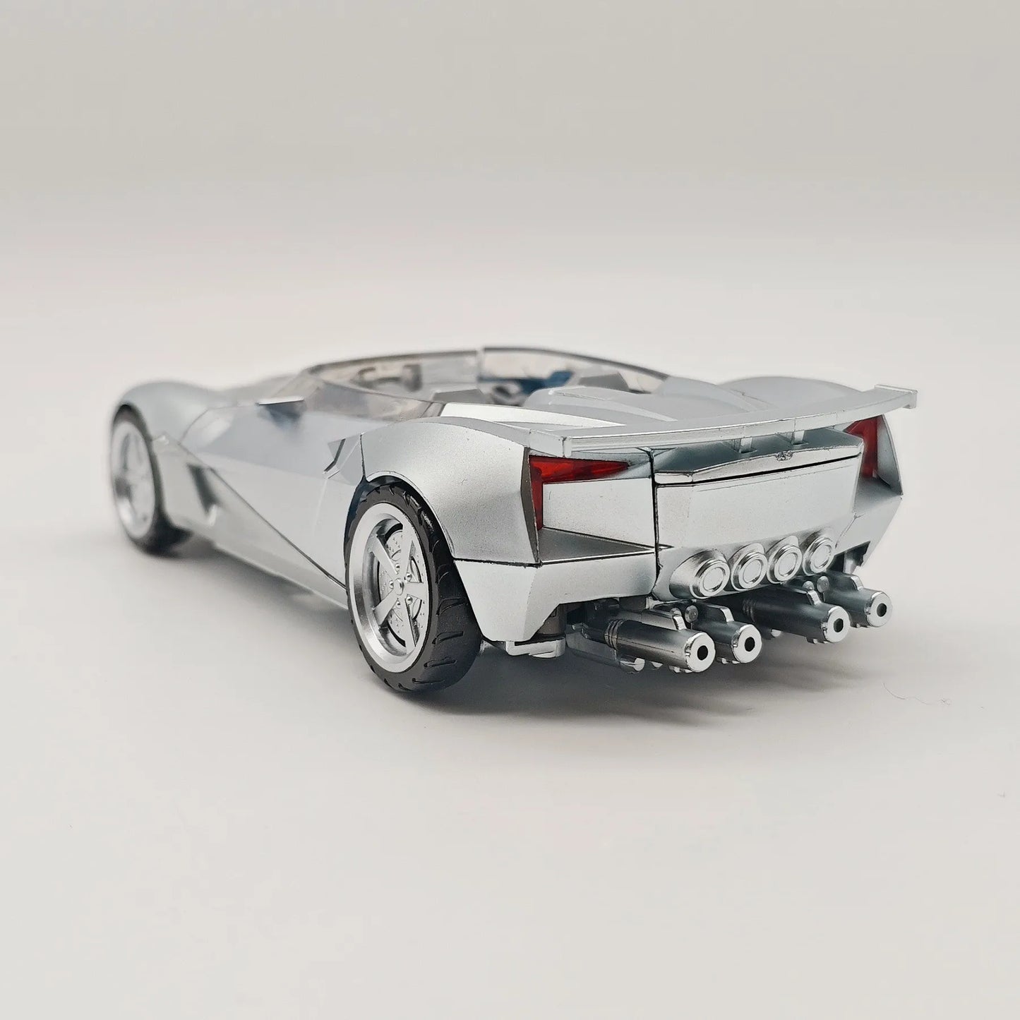 Transformers Sideswipe War Dancer-figuur — rood-zilveren krijgsdanser