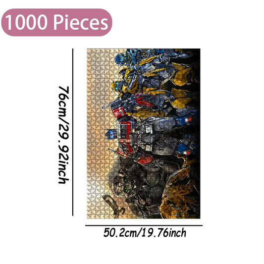 Transformers-puzzel met Optimus Prime van hout — 1000 stukjes