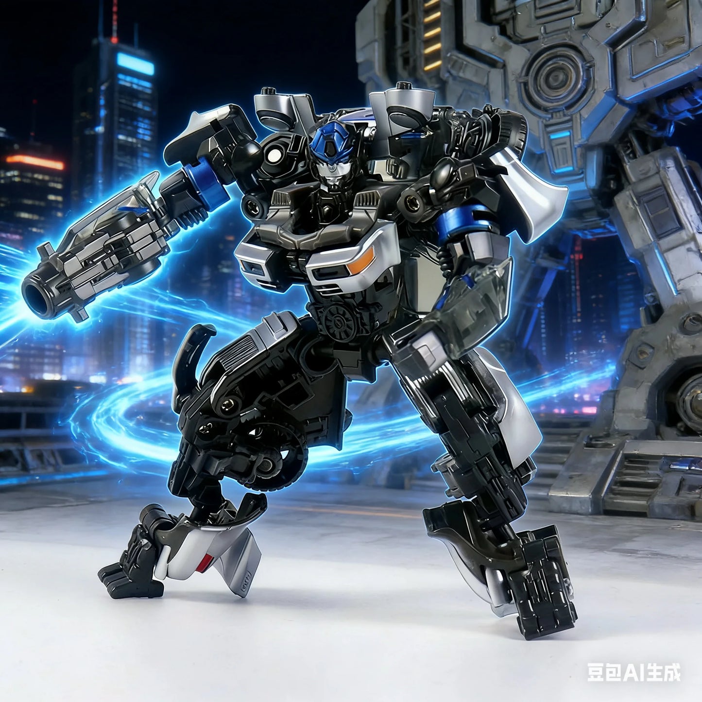 Transformers Mirage Ghost Car SS105-figuur — Zilveren CY-01 Rise of the Beasts