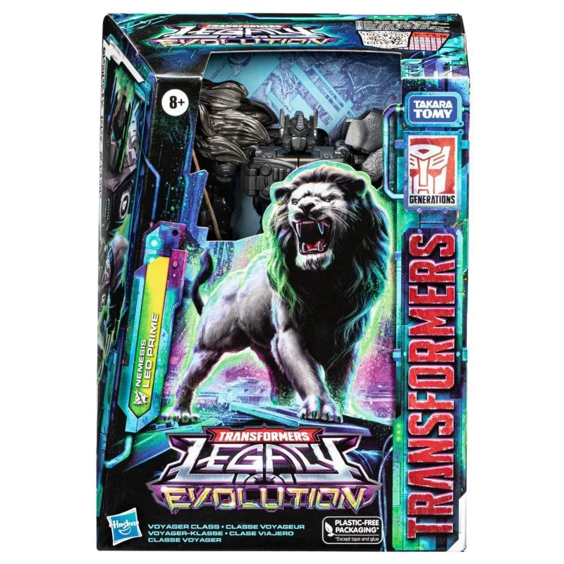 Transformers Leo Prime Nemesis Voyager-figuur — Brullende Hasbro Maximal-editie
